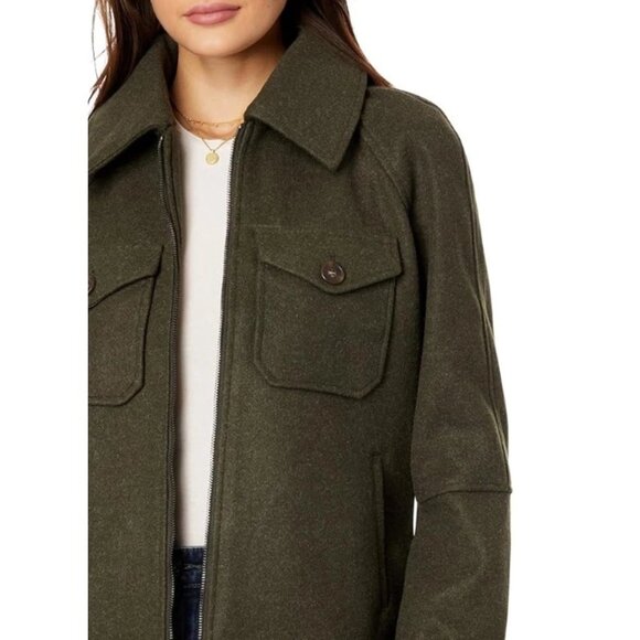 AVEC LES FILLES Women's Relaxed Zip Front Jacket Sz Small - Picture 1 of 8